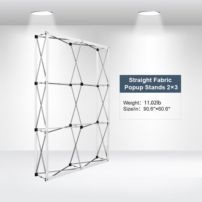 Straight Fabric Popup Display