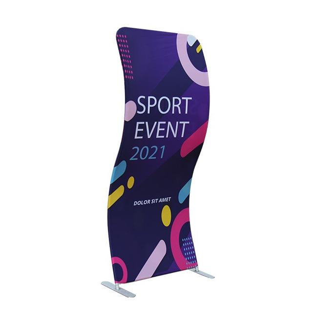 S Shape Fabric Banner Stand