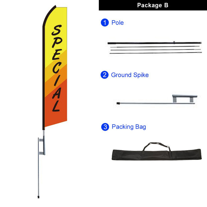 Swooper Flag With Accessories Package B